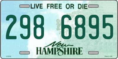 NH license plate 2986895