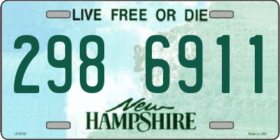 NH license plate 2986911