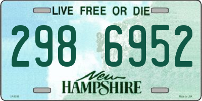NH license plate 2986952