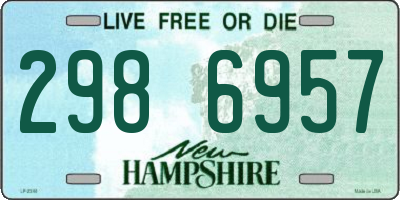 NH license plate 2986957