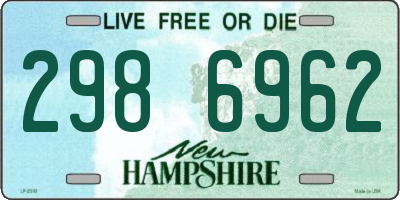 NH license plate 2986962