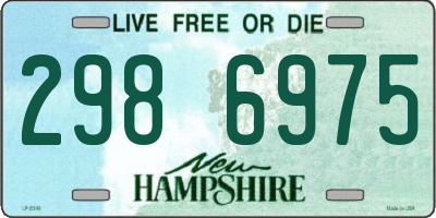 NH license plate 2986975