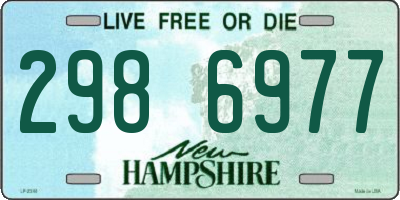 NH license plate 2986977