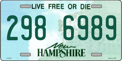 NH license plate 2986989