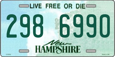 NH license plate 2986990