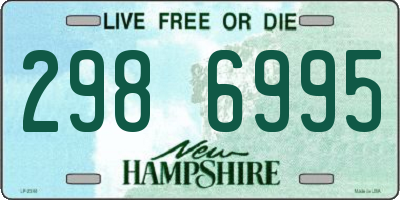 NH license plate 2986995