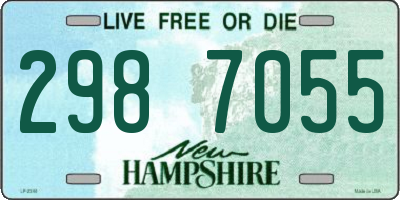 NH license plate 2987055