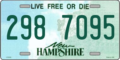 NH license plate 2987095