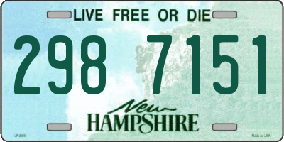 NH license plate 2987151