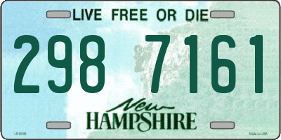 NH license plate 2987161