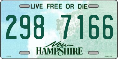 NH license plate 2987166