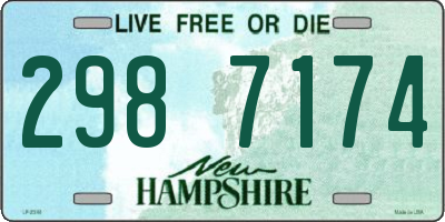 NH license plate 2987174