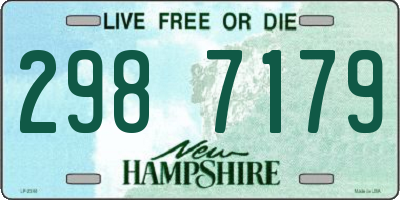 NH license plate 2987179