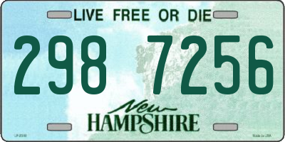 NH license plate 2987256