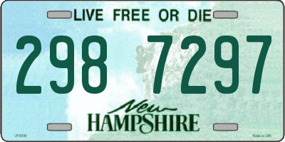 NH license plate 2987297