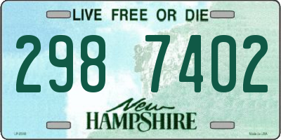NH license plate 2987402