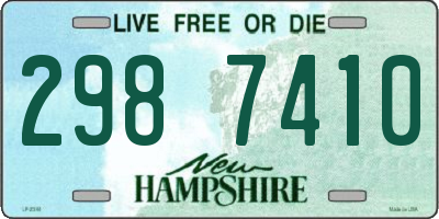 NH license plate 2987410