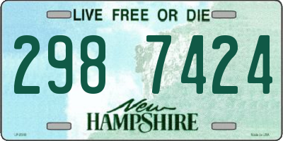 NH license plate 2987424