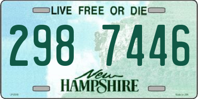 NH license plate 2987446