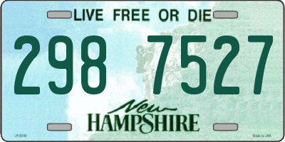 NH license plate 2987527
