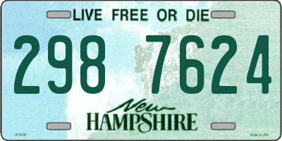 NH license plate 2987624