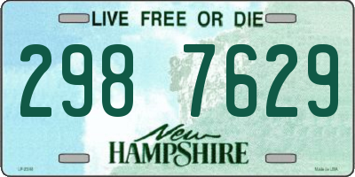 NH license plate 2987629