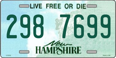 NH license plate 2987699