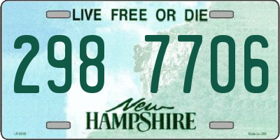 NH license plate 2987706