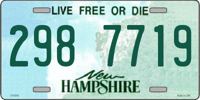 NH license plate 2987719