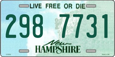 NH license plate 2987731