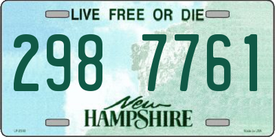 NH license plate 2987761
