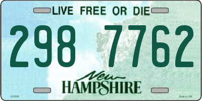NH license plate 2987762