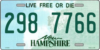 NH license plate 2987766