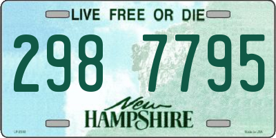 NH license plate 2987795
