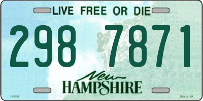 NH license plate 2987871