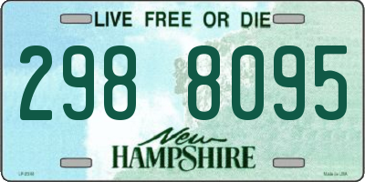 NH license plate 2988095