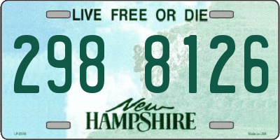 NH license plate 2988126