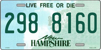 NH license plate 2988160