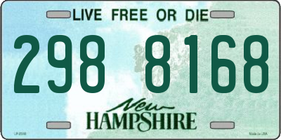 NH license plate 2988168
