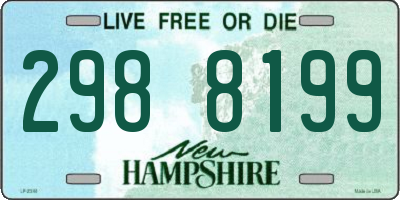 NH license plate 2988199