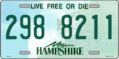 NH license plate 2988211