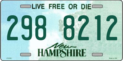 NH license plate 2988212
