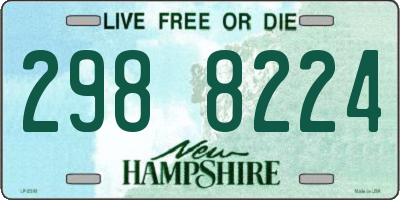 NH license plate 2988224