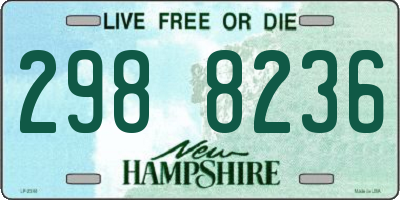 NH license plate 2988236