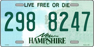 NH license plate 2988247