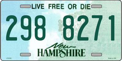NH license plate 2988271