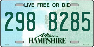 NH license plate 2988285