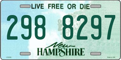 NH license plate 2988297