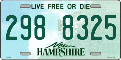 NH license plate 2988325