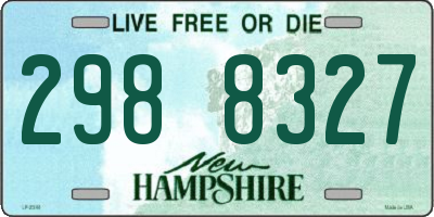 NH license plate 2988327